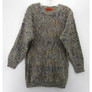 VINTAGE Missoni Sweater Small Tunic 3D Knit Coogi-Style Cable Italy *